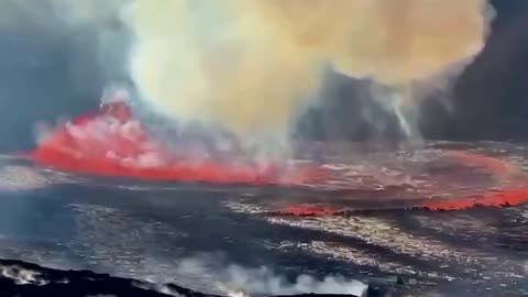 The Hawaiian Islands began an eruption of the Kilauea volcano