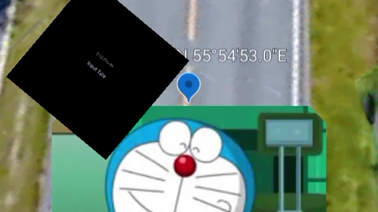 Omg!😱I Found Giant Stranger Doraemon on Google maps YR Earth#shots