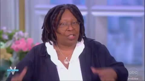 Whoopi after she says "the Holocaust isn't about race. No. It's not about race."