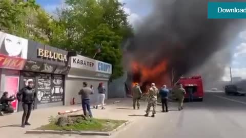 Ukrainan joukot pommittivat Donetskin asuinalueita jälleen tänään 10. toukokuuta