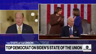 31_Sen. Chris Coons reacts to Biden’s State of the Union