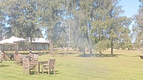 Campfire cooking in camp Reinsehlen