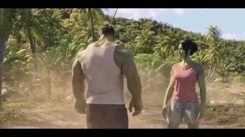 Hulk vs she hulk who's the most powerful 🦾💪|| super hero fight,action and romance 🔥🔥