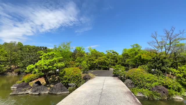 Osaka - Walking Tour Relaxing Japanese Zen Garden Music