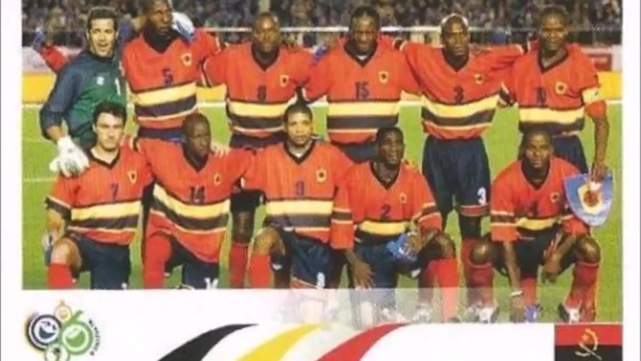 PANINI STICKERS ANGOLA TEAM WORLD CUP 2006