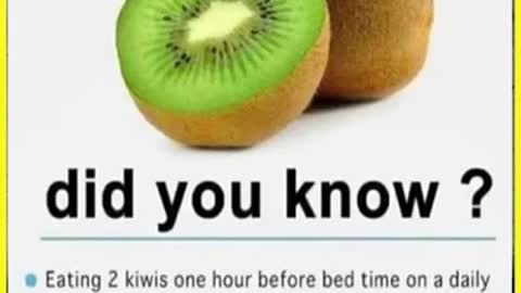 Did you know The Kiwi fruit also contains serotonin which is our happy hormone ?