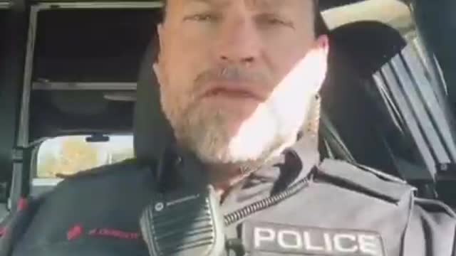 police man canada warning