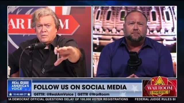 WAR ROOM STEVE BANNON Interview With Alex Jones Part One