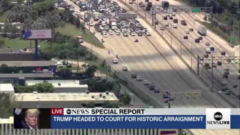 Entire Highway Blocked ! Is #Trump the BOSS OR WHAT ?