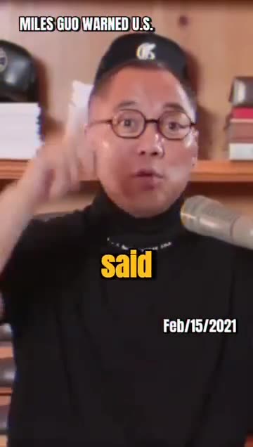 Miles Guo Warned the US Feb 15, 2021