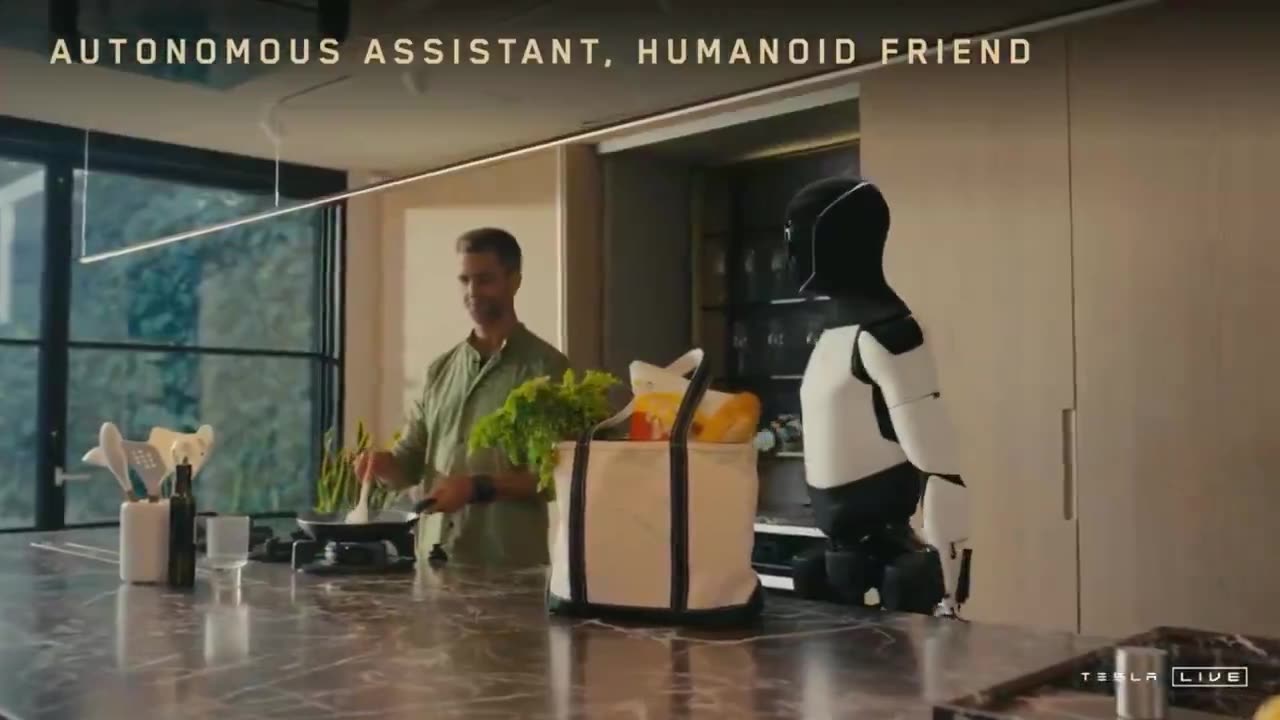 Optimus Robots or Autonomous Assistant Humanoid Friend unveiled by Elon Musk