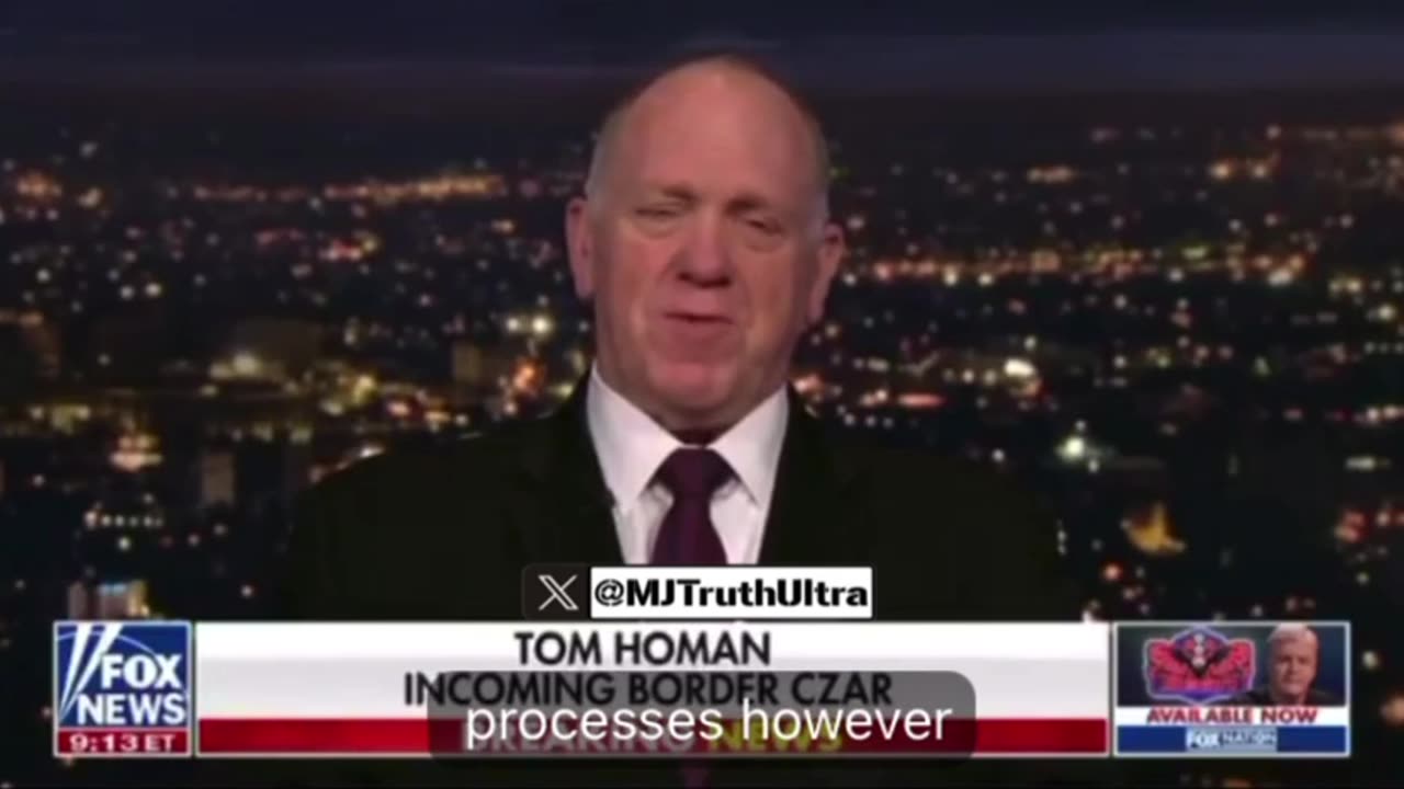 Tom Homan Announces MAJOR Step In Finding 340,000 Missing Migrant Children