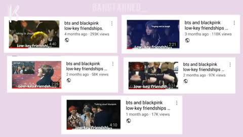 BTS and blackpink moments :)