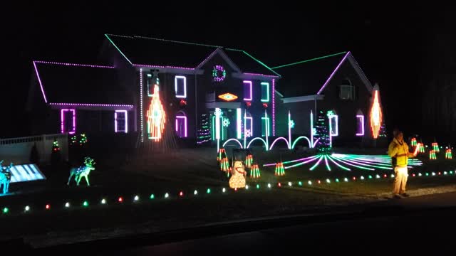 Christmas light show