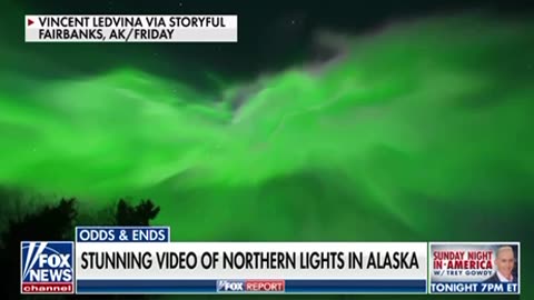 STUNNING VIDEO OF NORTHERN LIGHTS IN ALASKA