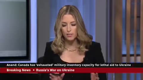 Ukraine war - Canadian National Defense Minister Anita Anand said the country had run out of weapons