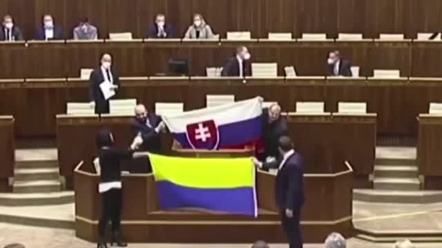 Meanwhile at the Slovakian Parliament