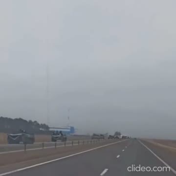 Huge Russian convoy on its way to Kiev.