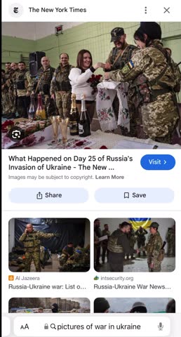 via @rattletrap1776 If you Google “war in Ukraine” this is the nonsense you see