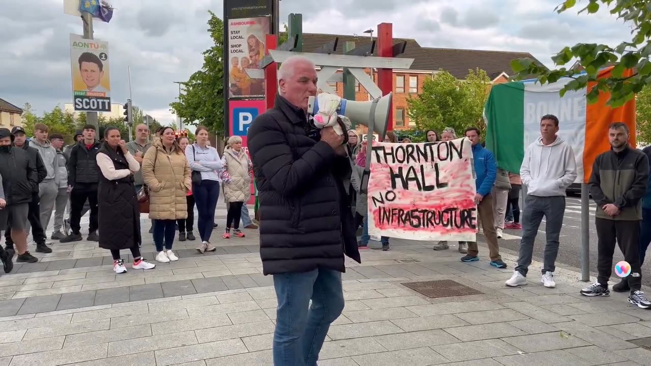 Thornton Hall anti-mass immigration protest-Ben Gilroy 29-05-24