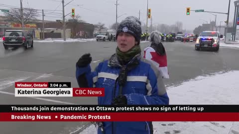 Ambassador Bridge blockade cleared, police remove remaining protesters