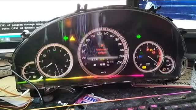 Automobile dashboard display