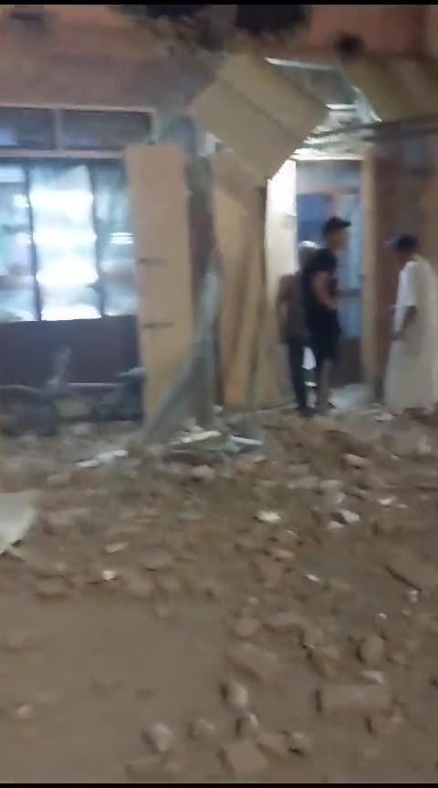 Multiple buildings collapsed after earthquake hits Marrakesh, Morocco