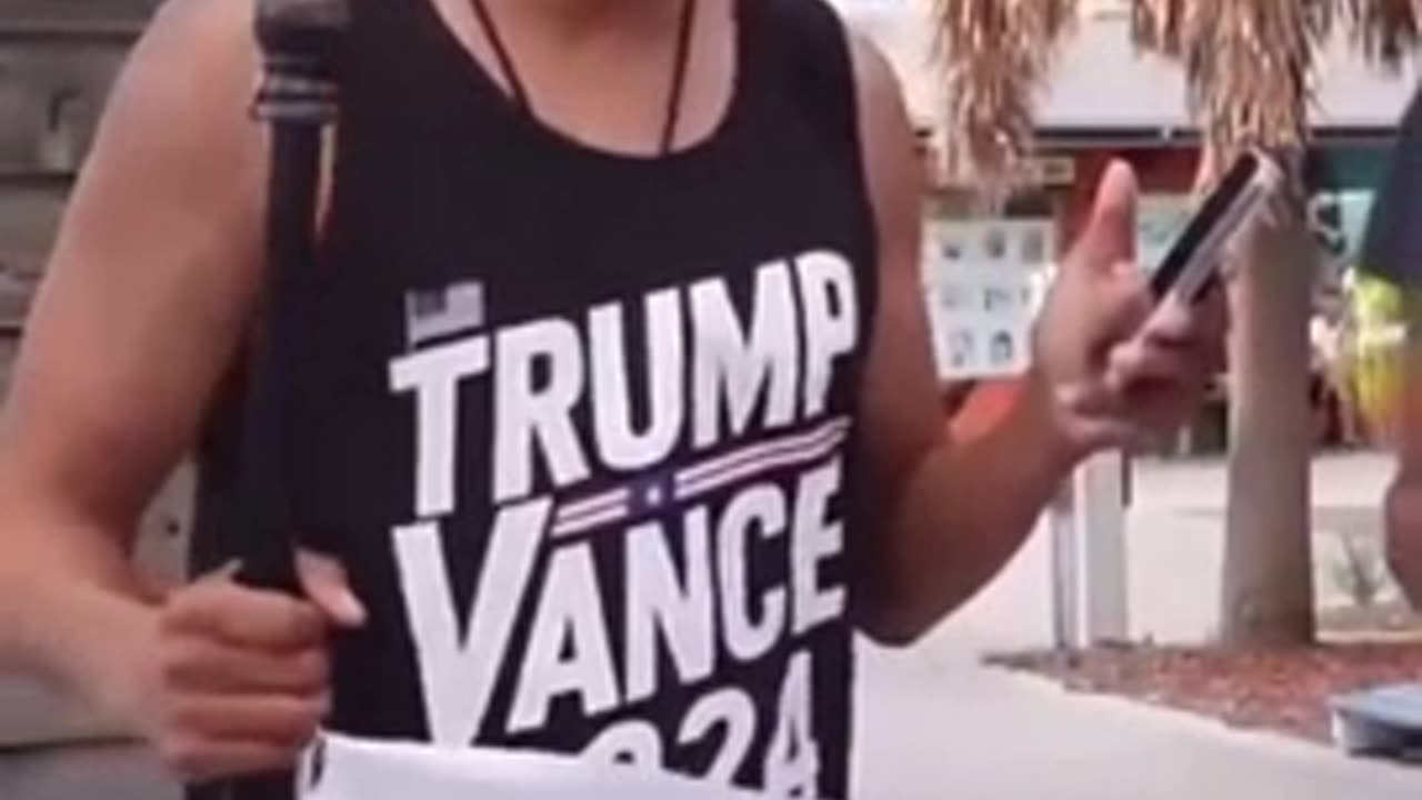 Deranged leftist attacks Trump supporter on camera... quickly FINDS OUT