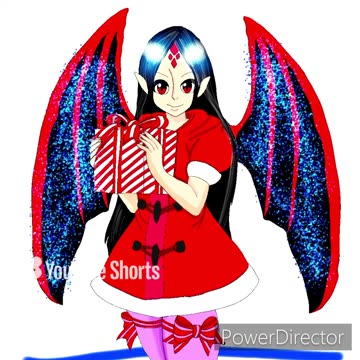 The Christmas vampire oc speedpaint