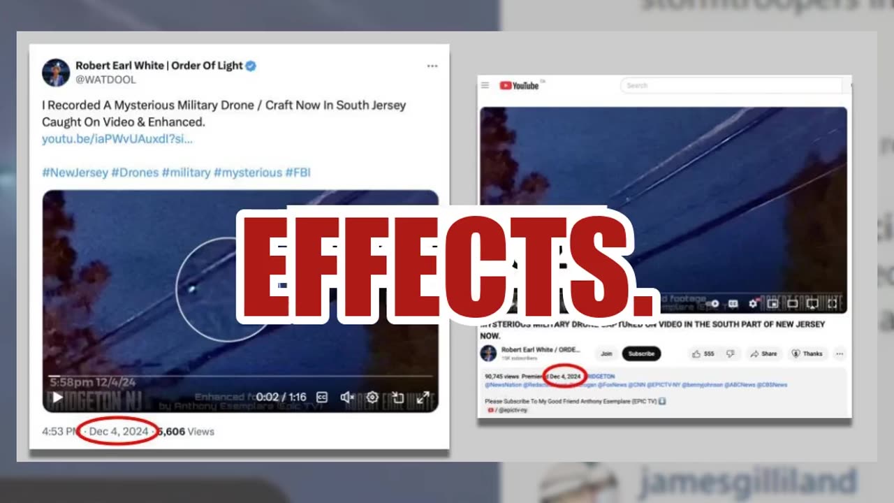 Fact Check: Video Does NOT Show Weapon Fired At NJ Drone -- FAKE Gunfire Added To Original Clip