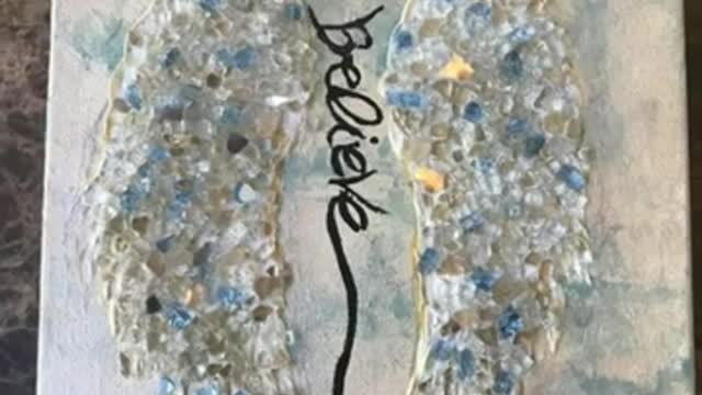 colourful real stone art ideas