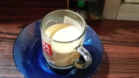 Coffee at a simple coffee shop