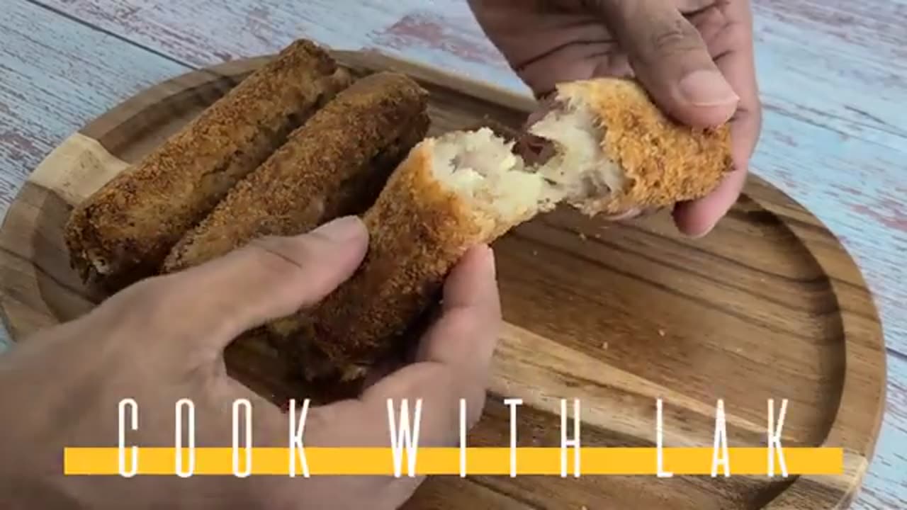Potato cheese sticks!!|Crispy and very Delicious|creamy inside|very easy.
