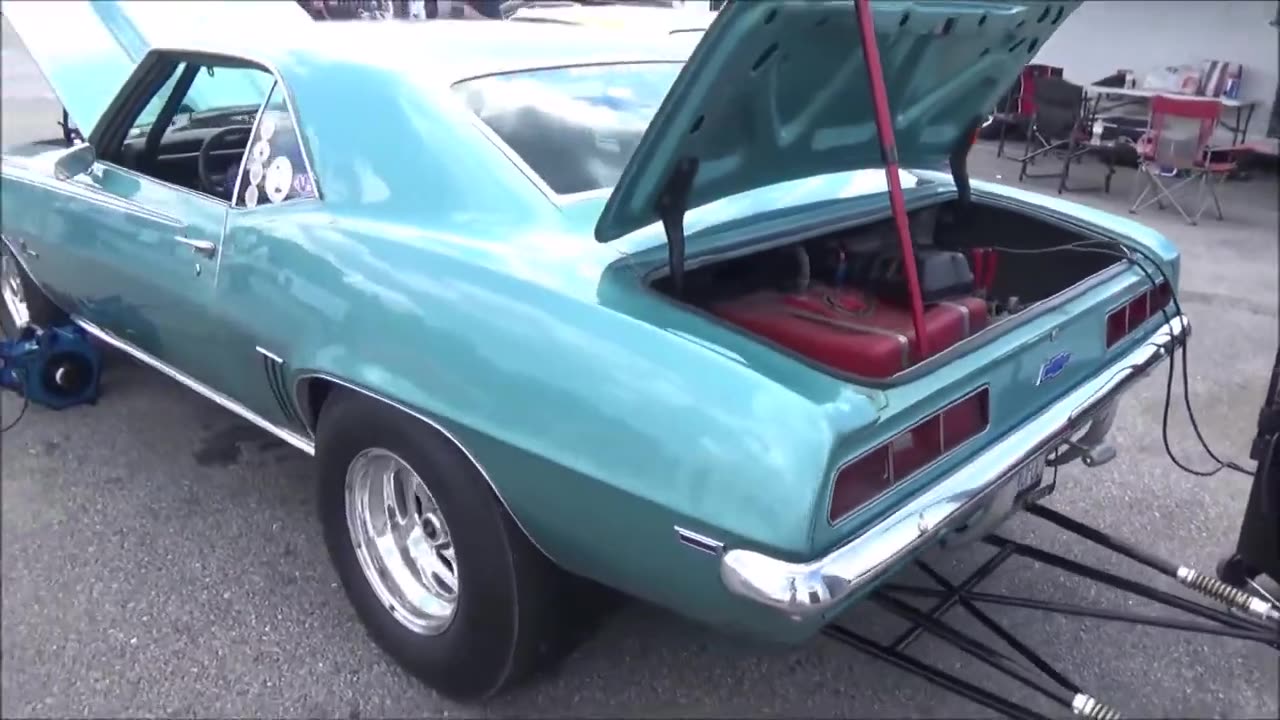 69 CAMARO DRAG THEN HELL OF TRACK