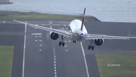 CROSSWIND Landings - INCREDIBLE pilot SKILLS