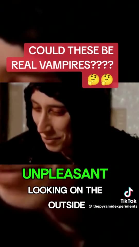 Could these be real vampires?