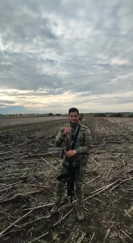 New Chechen troops arriving in the the fronts.
