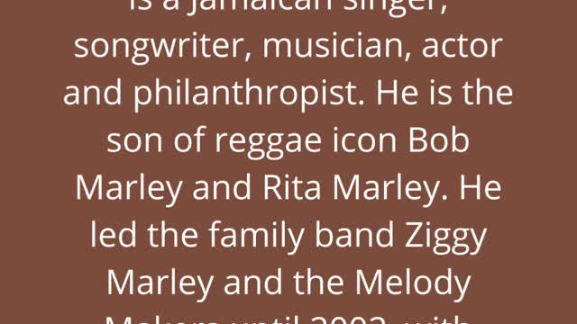 ziggy Marley Quotes