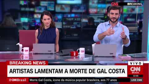 Maria Bethânia lamenta a morte de Gal Costa | LIVE CNN