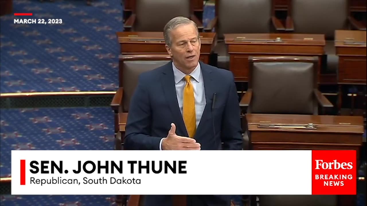 John Thune- TikTok's Parent Company Has'Ties To The Chinese Communist Party'