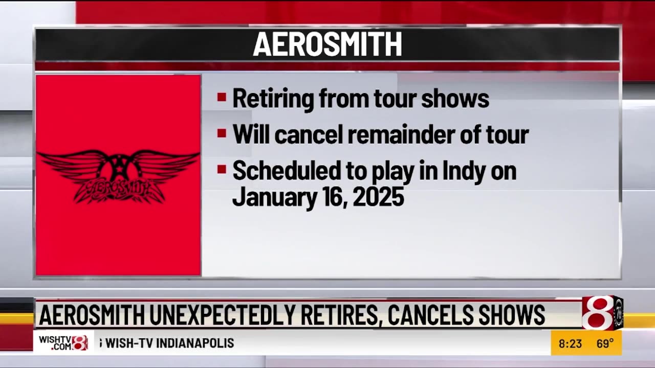 August 3, 2024 - Aerosmith is Retiring from Touring