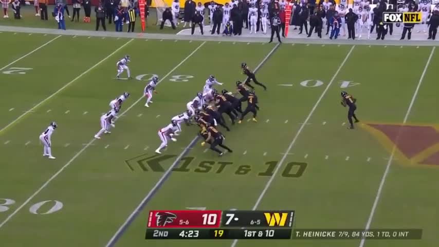 Atlanta Falcons vs. Washington Commanders Full Highlights 2nd QTR | NFL Week 12, 2022