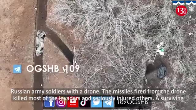 "Rats’ destruction in Ukrainian steppes”-fleeing from drone, Russians try to leave the injured, hide