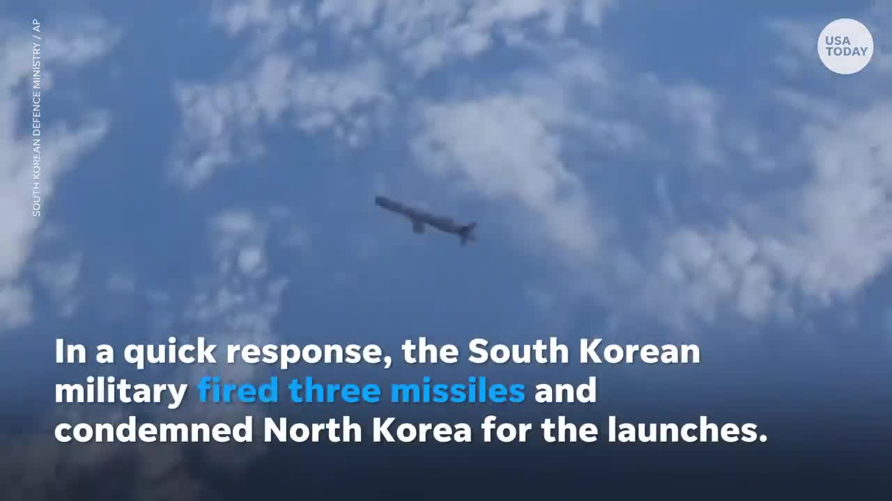 South Korea retaliates after North Korea fires missile launches | USA TODAY