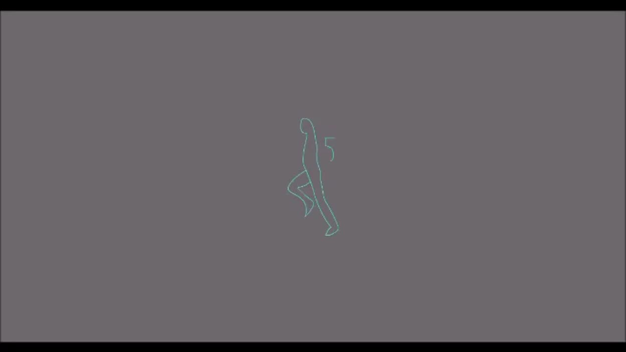 running animation sketch