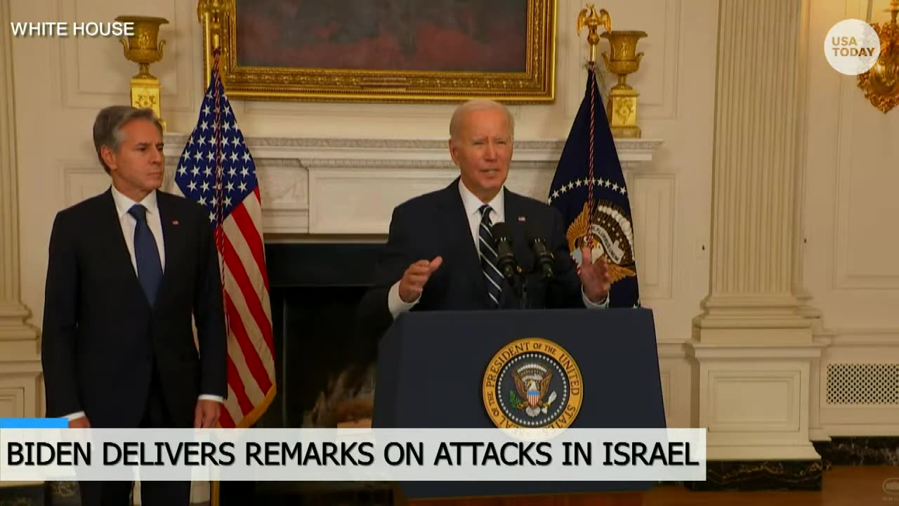 Watch- President Joe Biden delivers remarks on the attacks in Israel