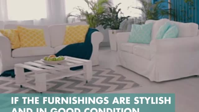 Sell furniture with home?