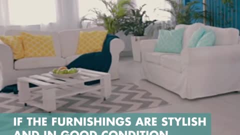 Sell furniture with home?