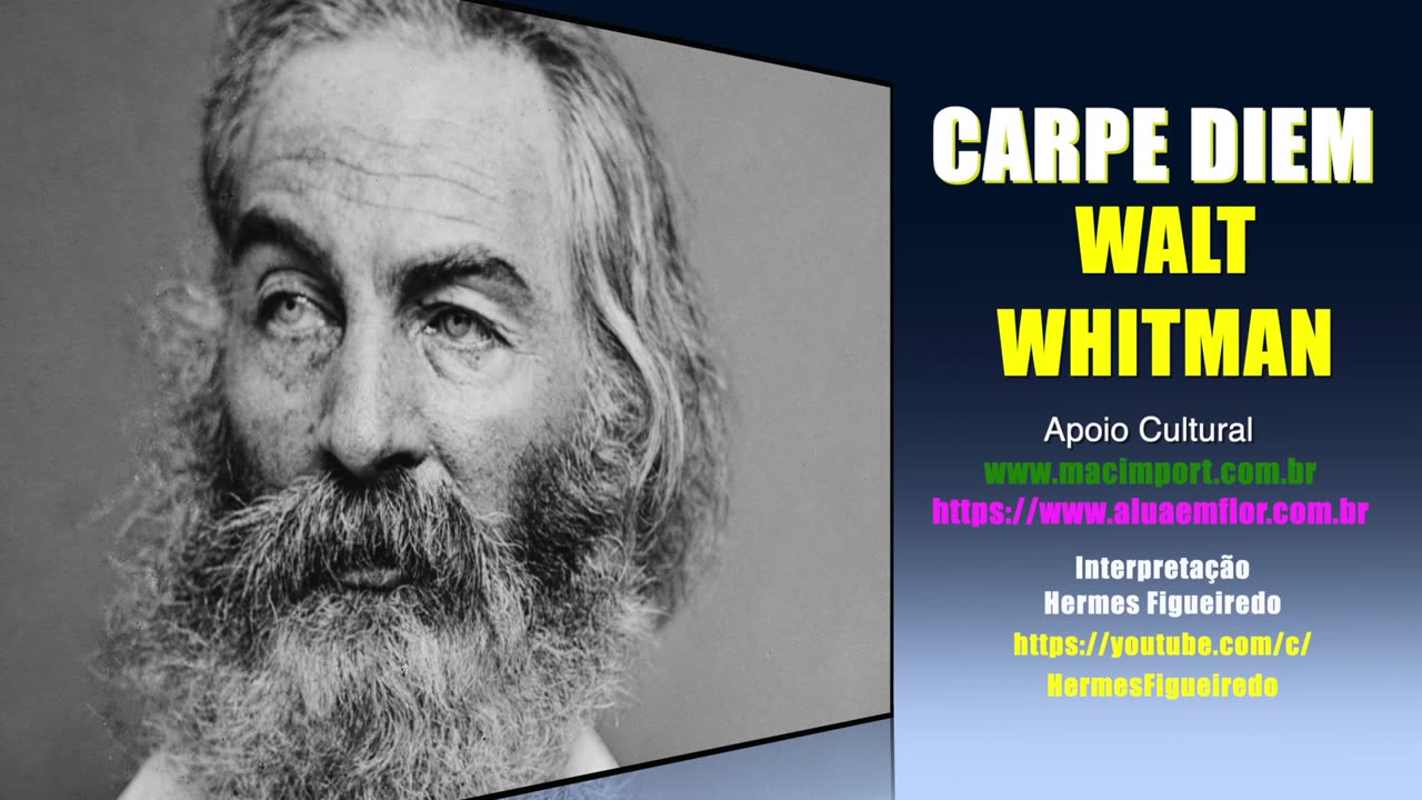 Poesia "Carpe Diem" [Walt Whitman]