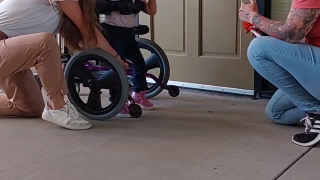 First time using out gait trainer with our PT!